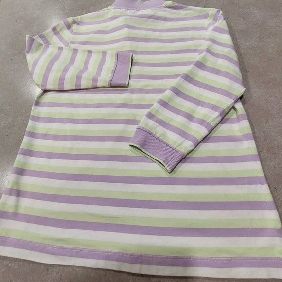 IZOD FLEX Women's Cotton Stretch Collared 3/4 Sleeves V-Neck Pullover Size S/P - Picture 7 of 11